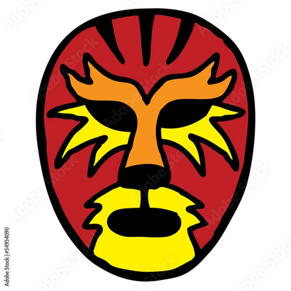 Obraz Tiger Wrestling Mask
