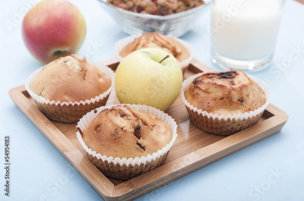 Fototapeta apple muffin