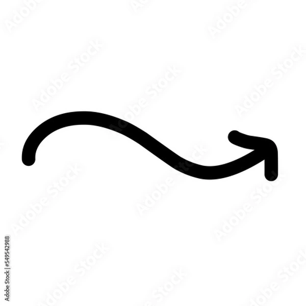 Obraz Hand drawn vector arrow set