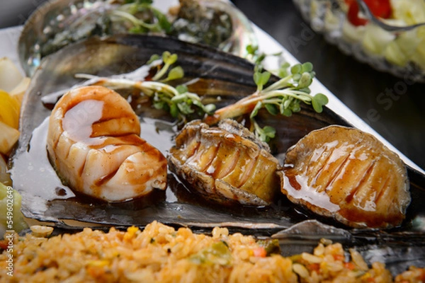 Fototapeta Abalone dishes