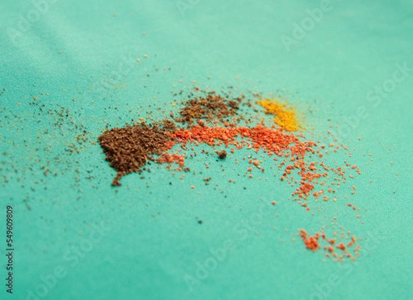 Obraz Crushed red pepper spices