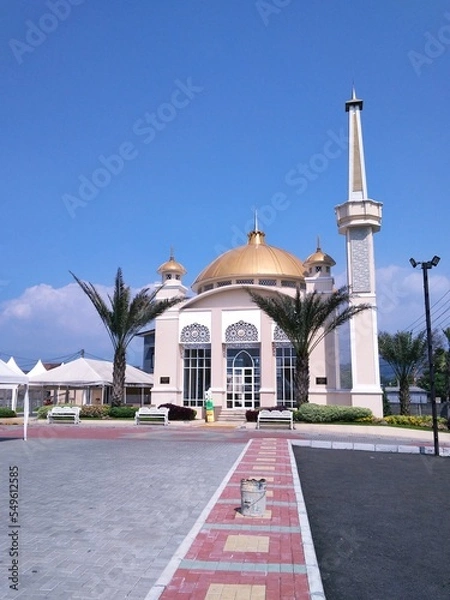 Obraz As Sa'diah Mosque. A mosque in Sumedang area, West Java Indonesia.