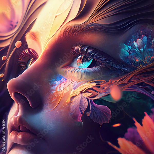 Obraz Lucid Dreaming, AI