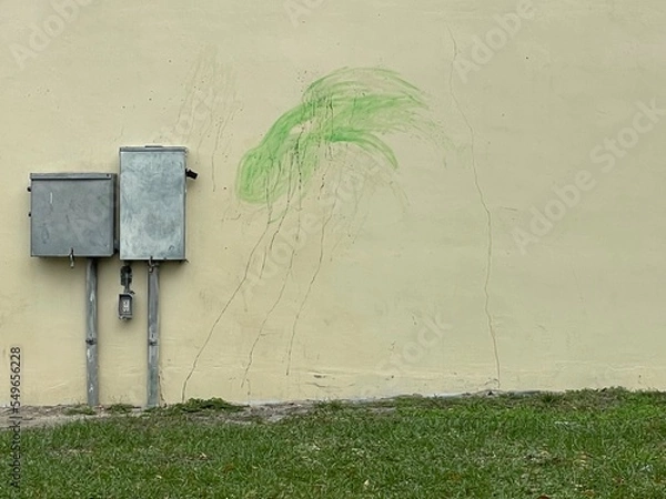 Obraz mailbox on the wall