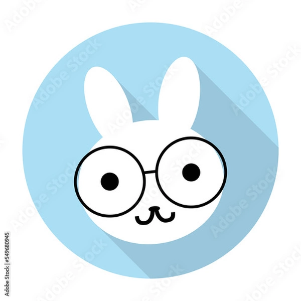Fototapeta flat icons for rabbit,vector illustrations