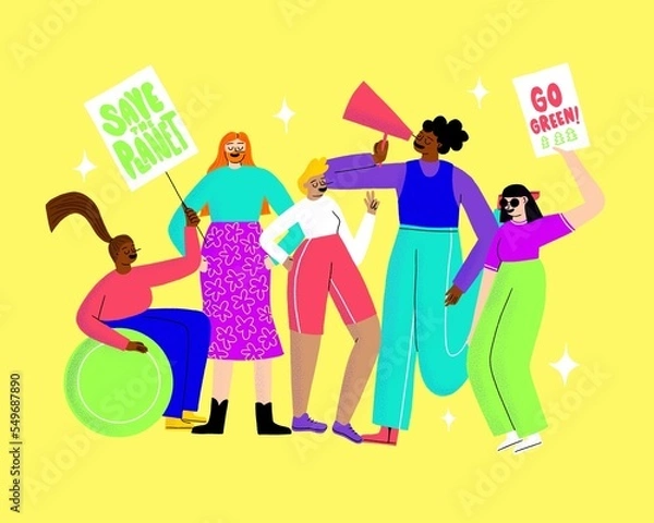 Obraz Save the Planet activists