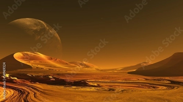 Fototapeta obca planeta