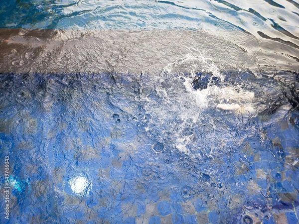 Obraz blue water background