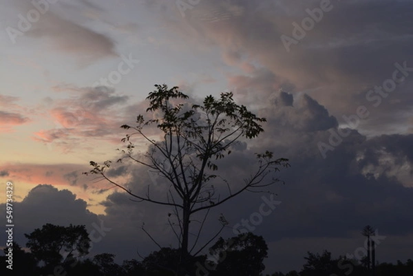 Obraz sunset in the mountains