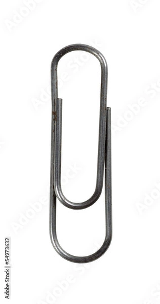 Fototapeta Rusty paper clip