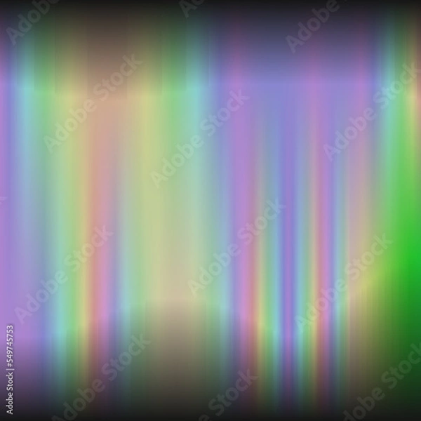 Fototapeta Color interpolation north light gradient illustration