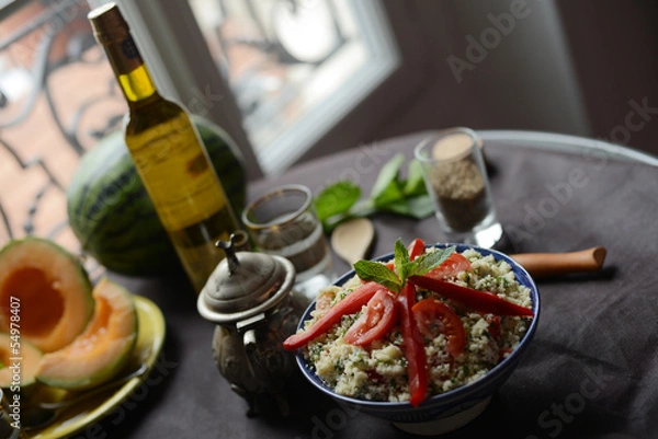 Fototapeta taboulé ambiance