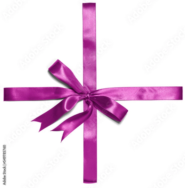 Obraz Pink bow ribbon