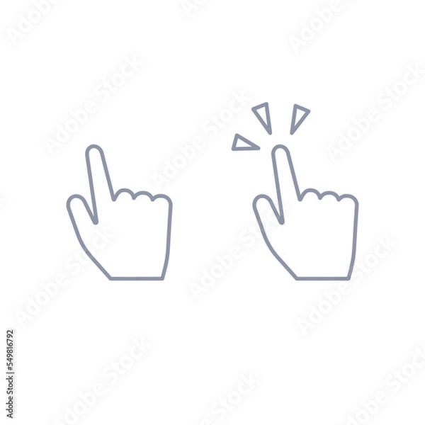 Fototapeta 人差し指