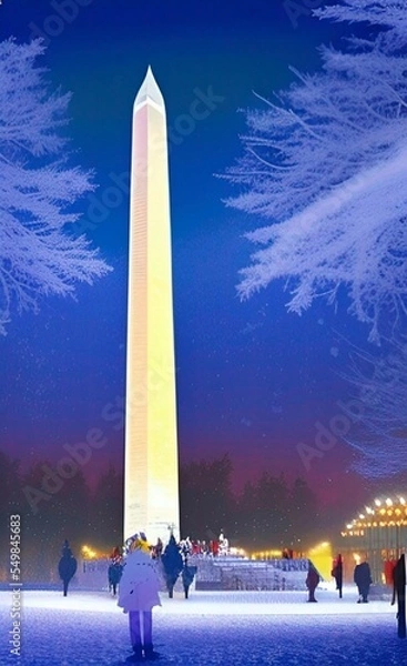 Obraz Winter in Washington