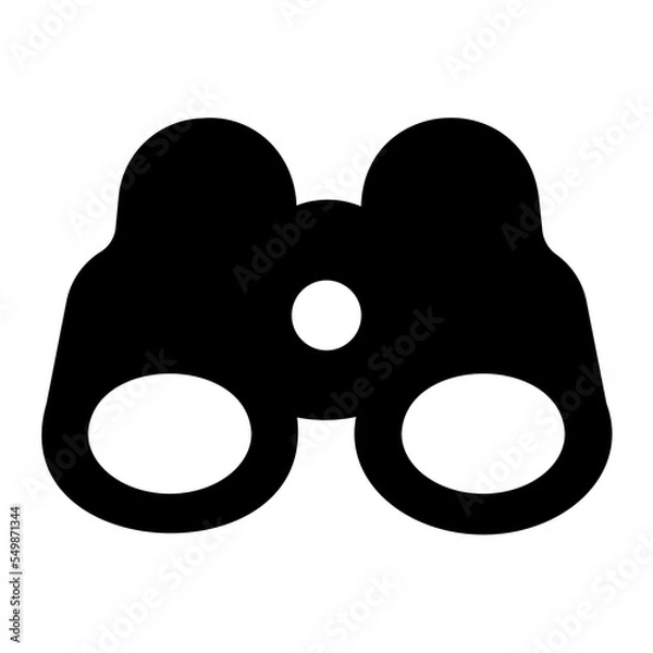 Obraz binoculars glyph icon