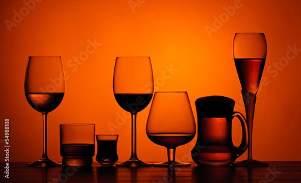 Fototapeta Alcoholic drinks