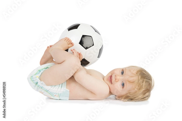 Obraz Kleiner Fussballkünstler