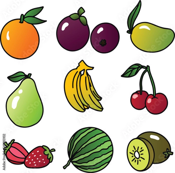 Obraz fruits vector