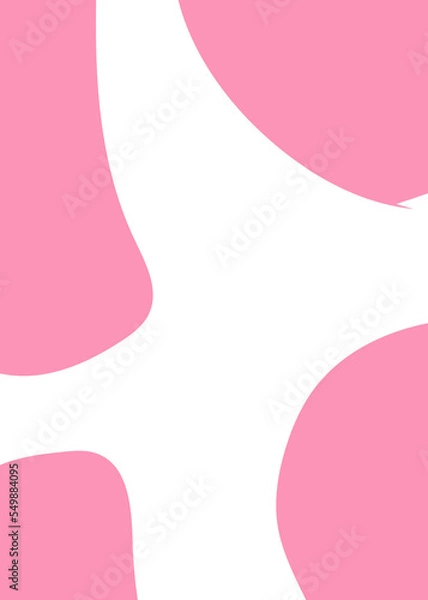 Fototapeta Pink Abstracts Shape Corners Background 
