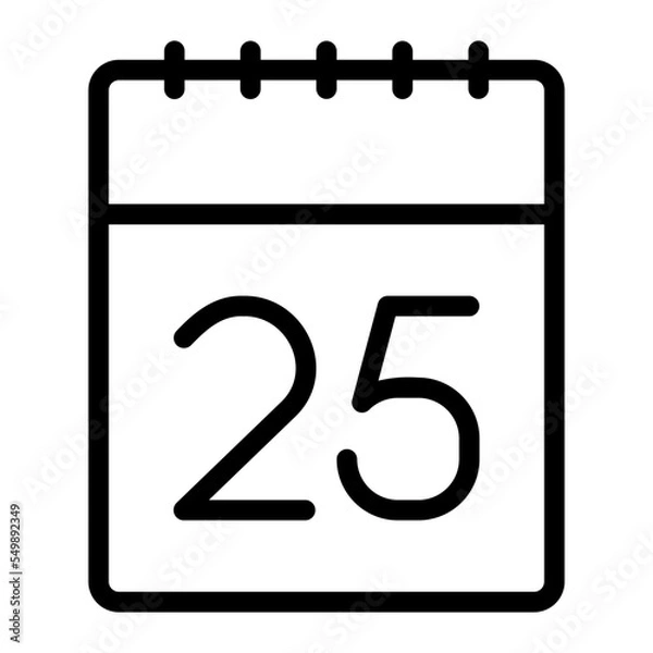 Obraz 25 december icon