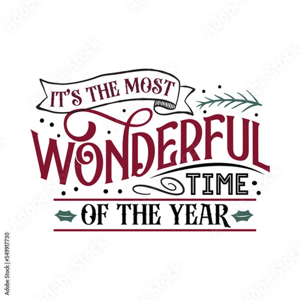 Fototapeta It's the most wonderful time of the year