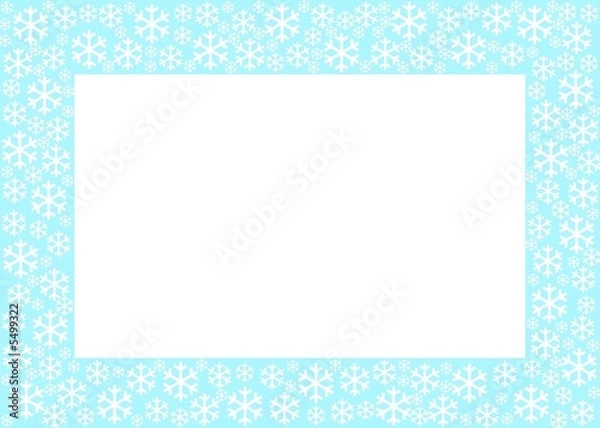 Fototapeta winter frame