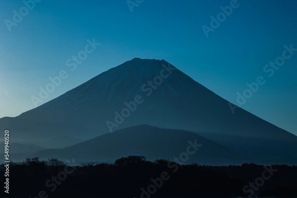 Fototapeta 精進湖からの富士山