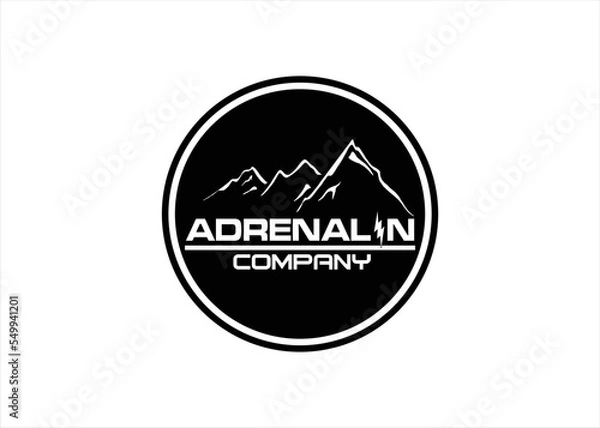 Obraz mountain sport logo