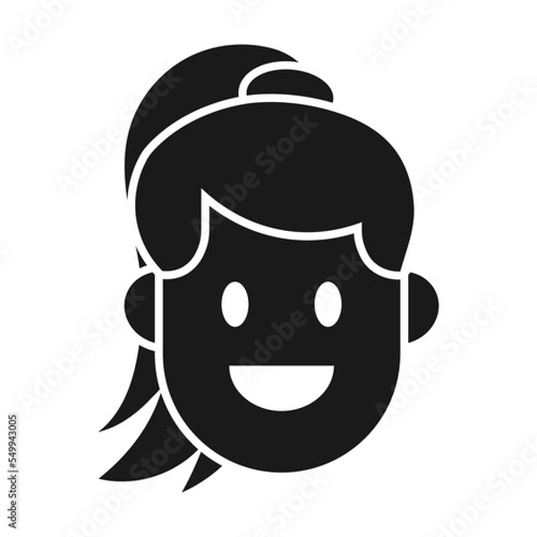 Obraz Bride icon silhouette .design template vector illustration