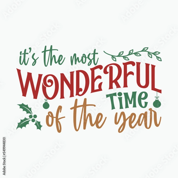Obraz Its the most wonderful time of the year