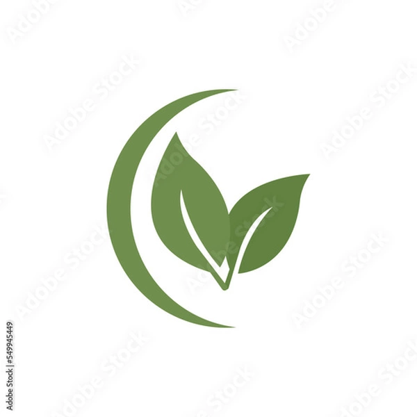 Fototapeta Leaf Elements World Environment Day Icon for template design