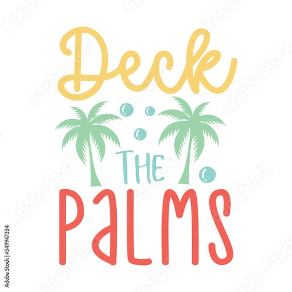 Obraz Deck the palms