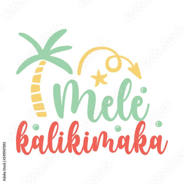 Obraz Mele kalikimaka