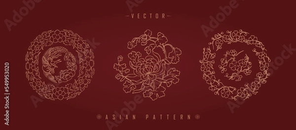 Obraz Chinese traditional decorative pattern