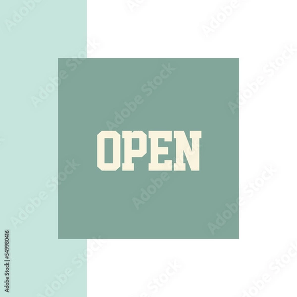 Obraz Open Promotion design 