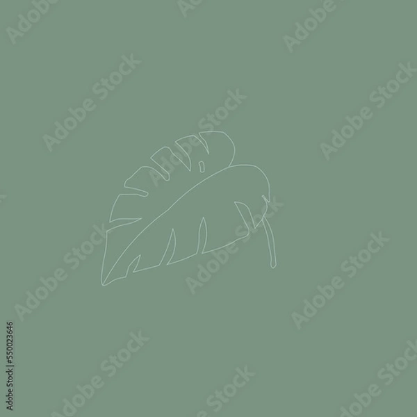 Obraz Ram Leaf Design 