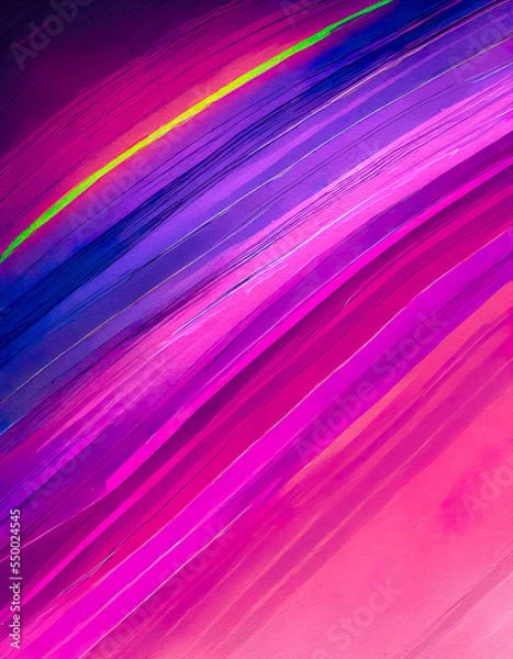 Fototapeta abstract background with lines, pink and violet color scheme, bright colored background, illustration, digital