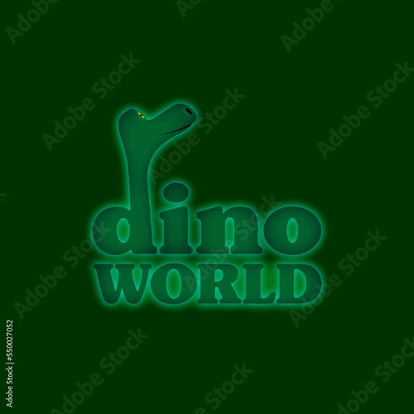 Obraz Dino World Vector File