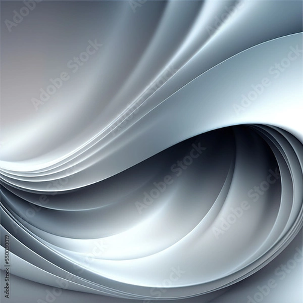 Fototapeta Abstract gray background with smooth line