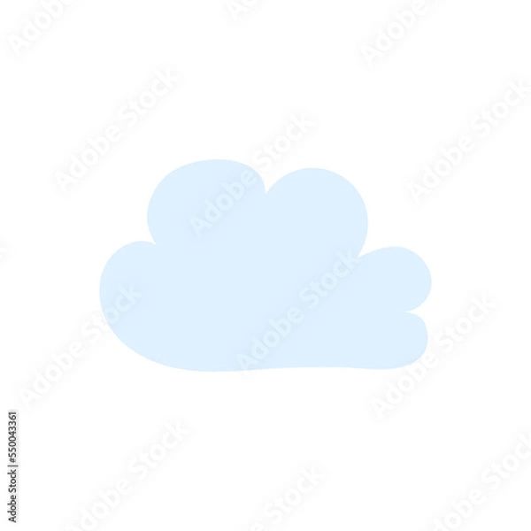 Fototapeta cartoon cloud, bright sky, bubble cloud, cloud template