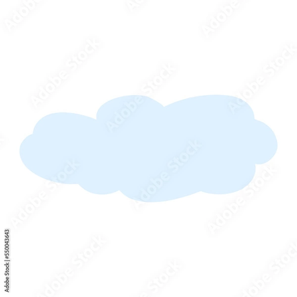 Fototapeta cartoon cloud, bright sky, bubble cloud, cloud template