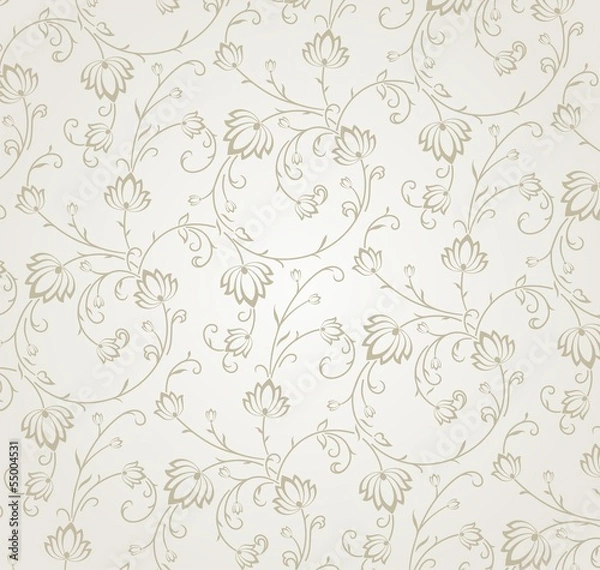 Fototapeta lotus motif , floral pattern, textile design, Rajasthan, royal India