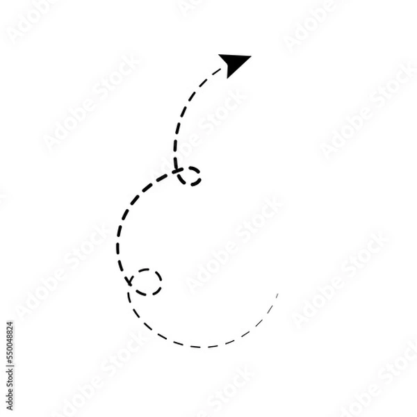 Obraz arrow circle up down black hand drawn icon illustration vector