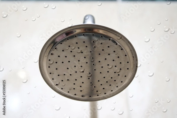 Obraz Silberner Duschkopf
