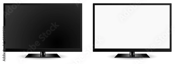Obraz nowoczesny telewizor wektor 3d ikona