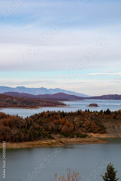 Obraz lake and mountains