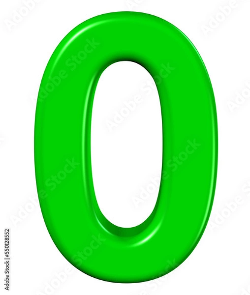 Obraz 3d number 0