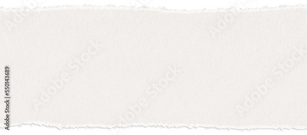 Obraz Beige torn paper with shadow. Torn sheet of paper. Torn paper decorative element. Ripped paper sheet.