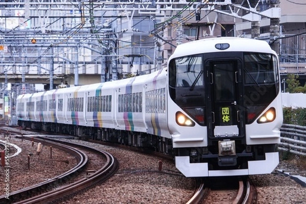 Fototapeta 特急電車 E257系団体列車